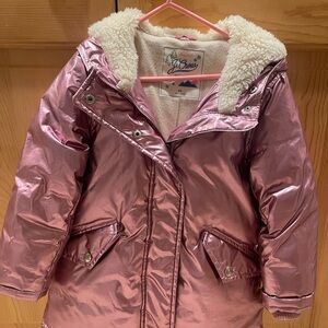 J. Crew Kids Pink Metallic Jacket